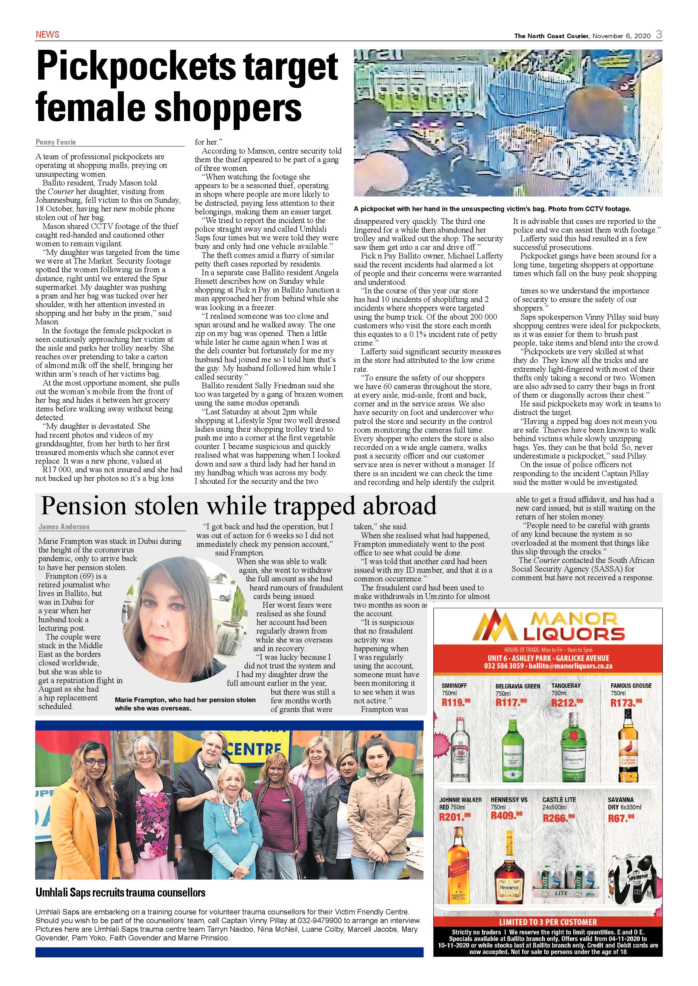 North Coast Courier 06 November 2020 page 3