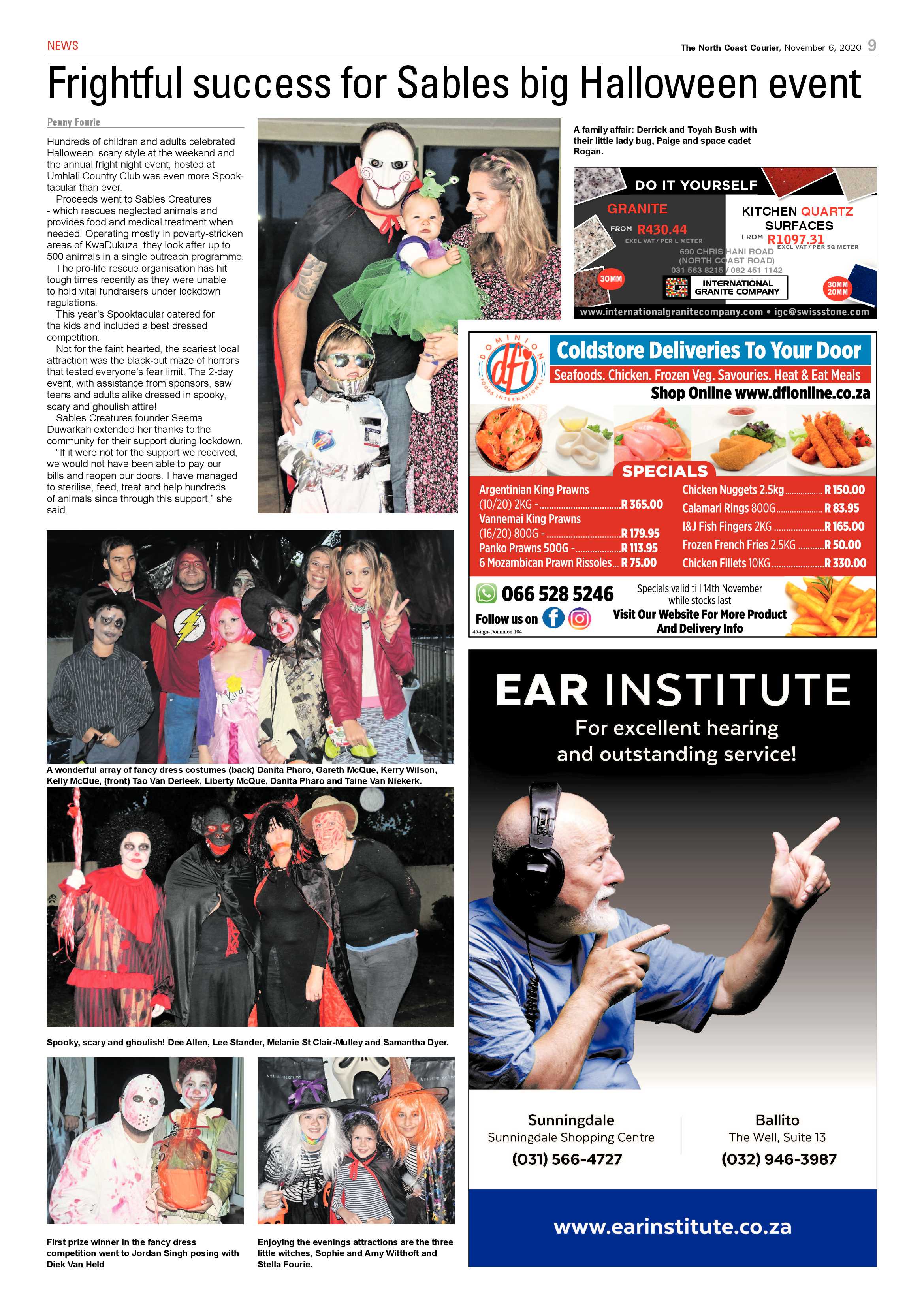 North Coast Courier 06 November 2020 page 9