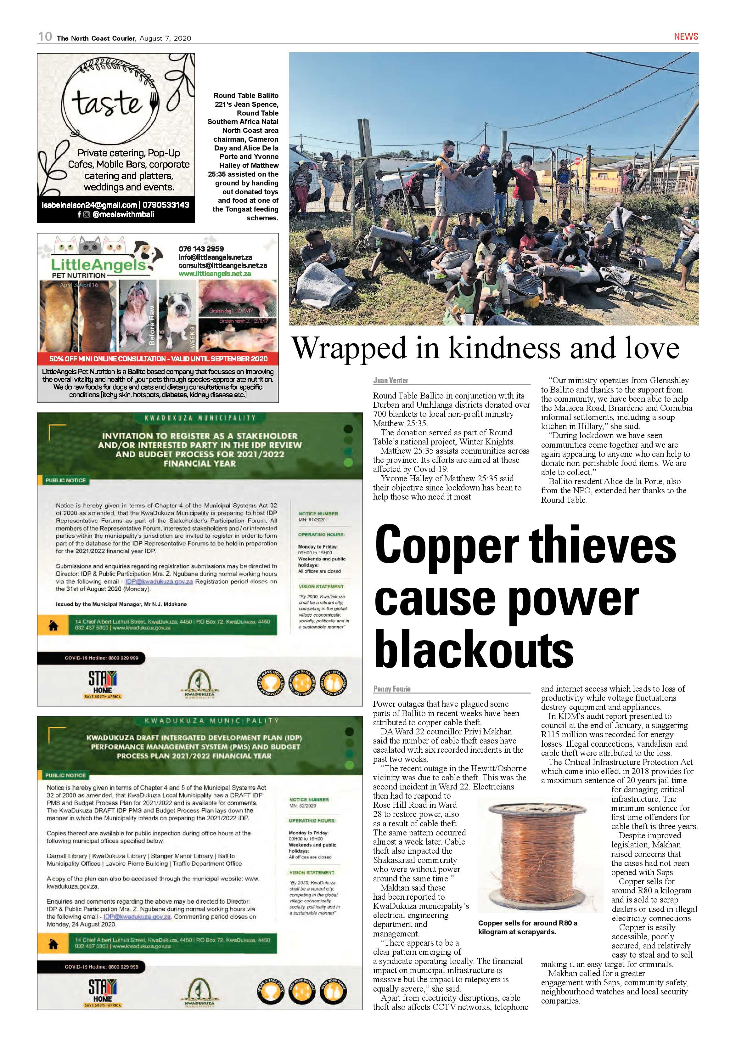 North Coast Courier 07 August 2020 page 10