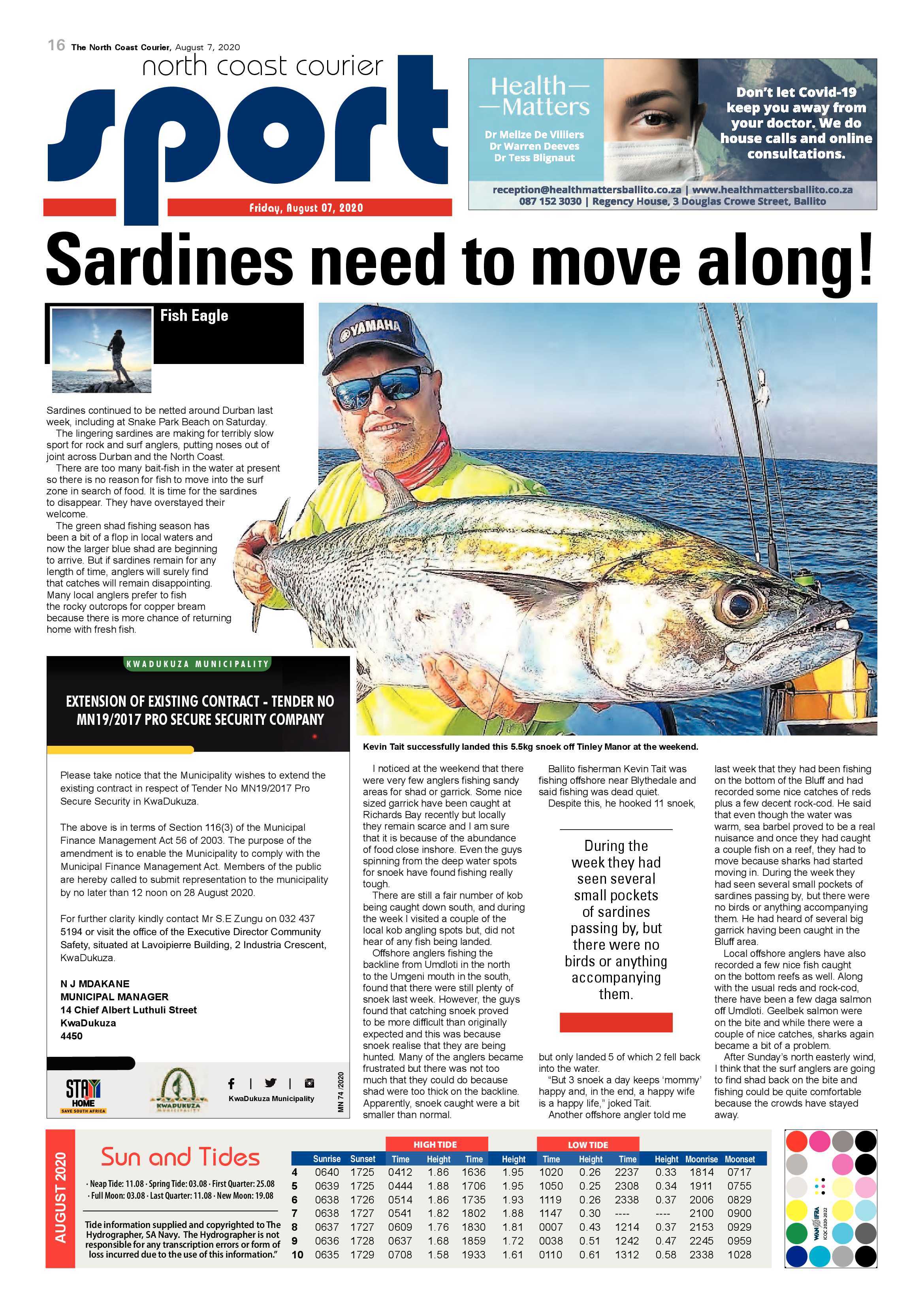 North Coast Courier 07 August 2020 page 16