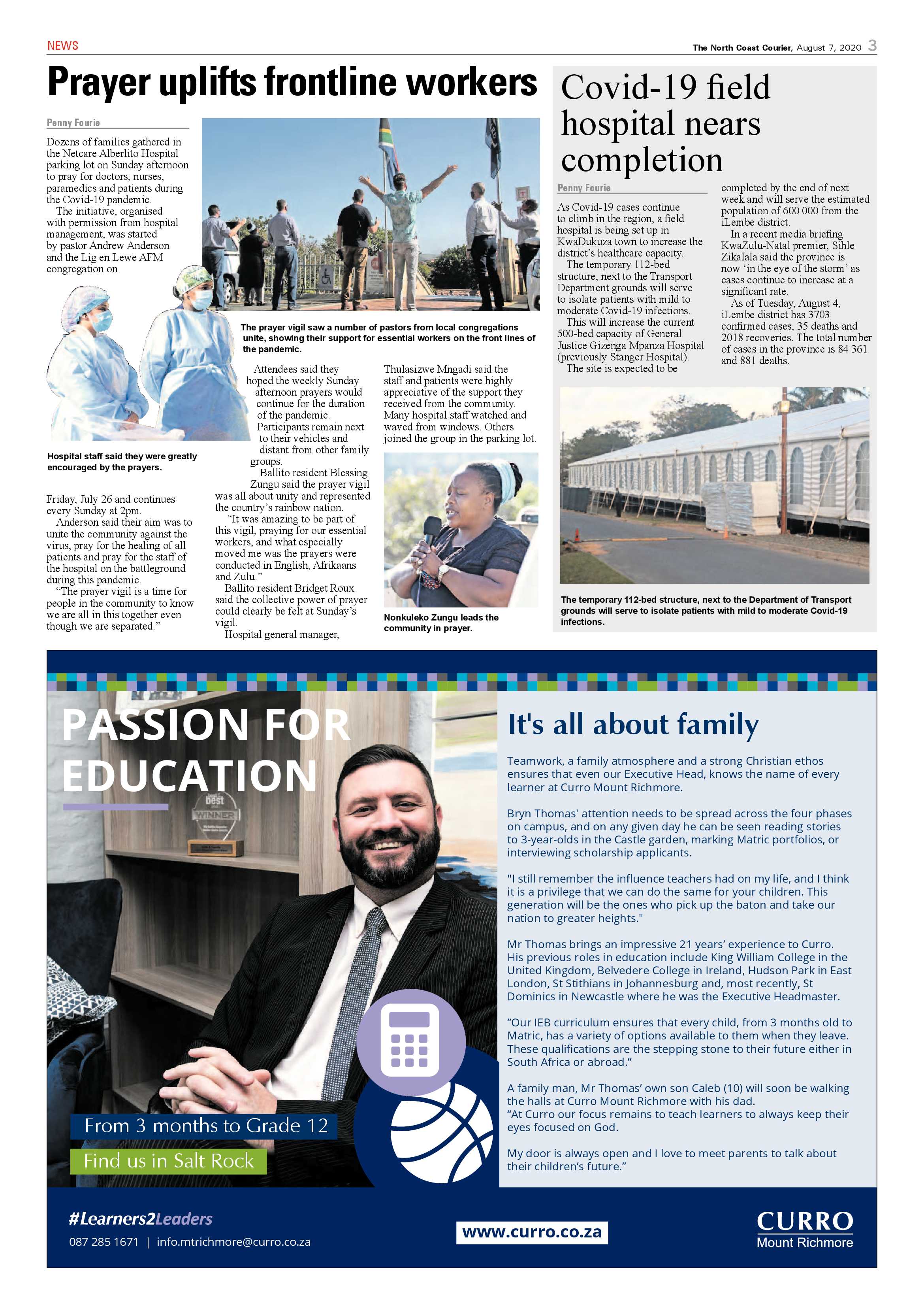North Coast Courier 07 August 2020 page 3