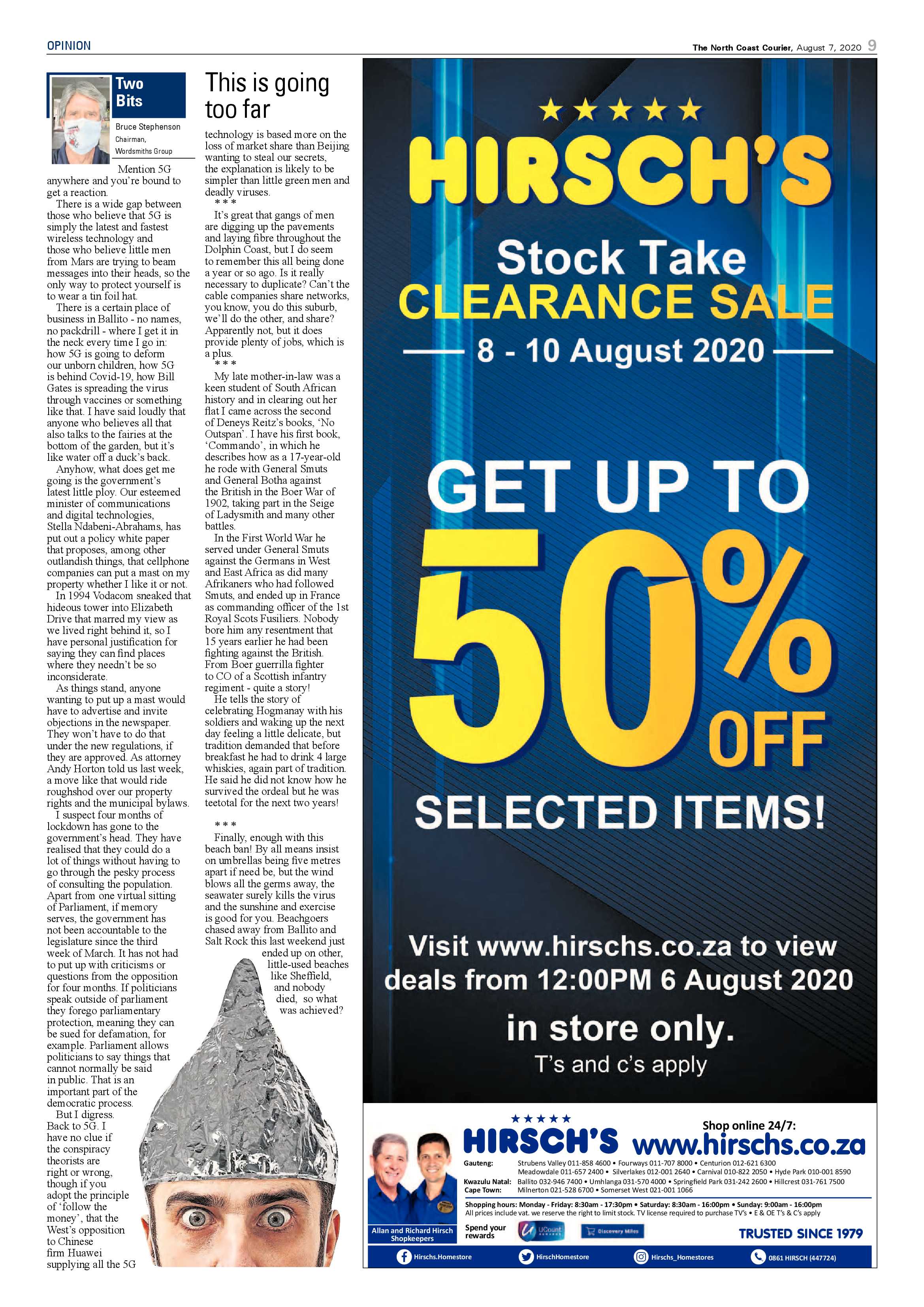 North Coast Courier 07 August 2020 page 9
