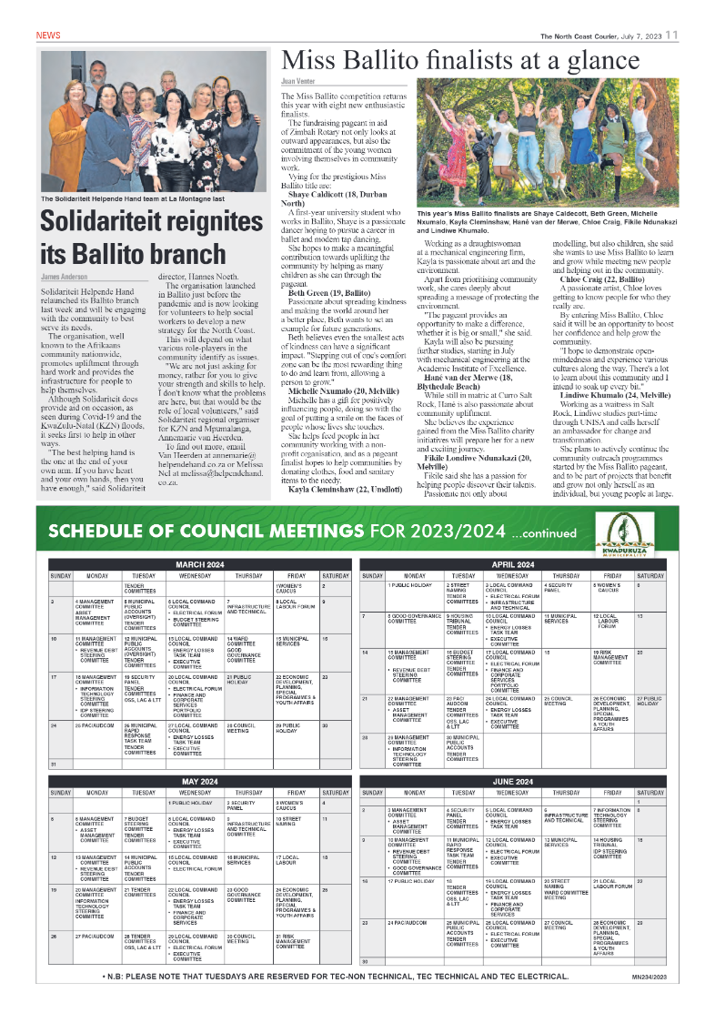 North Coast Courier 07 July 2023 page 11