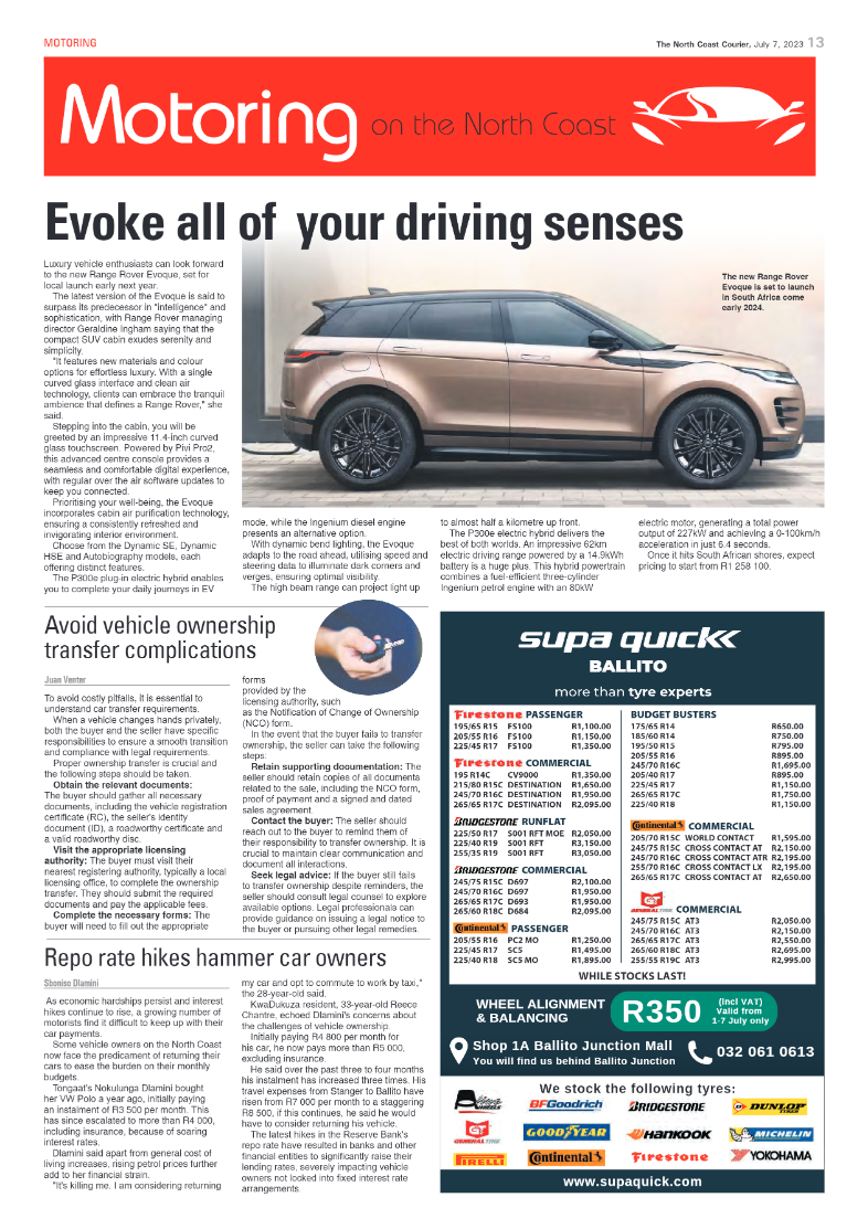 North Coast Courier 07 July 2023 page 13