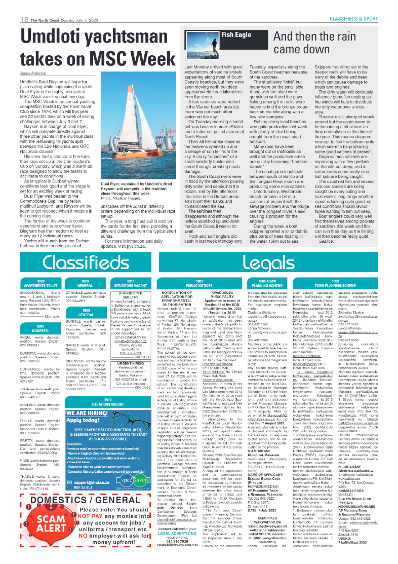 North Coast Courier 07 July 2023 page 18