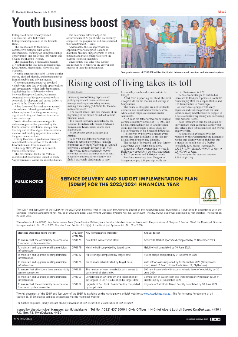 North Coast Courier 07 July 2023 page 6