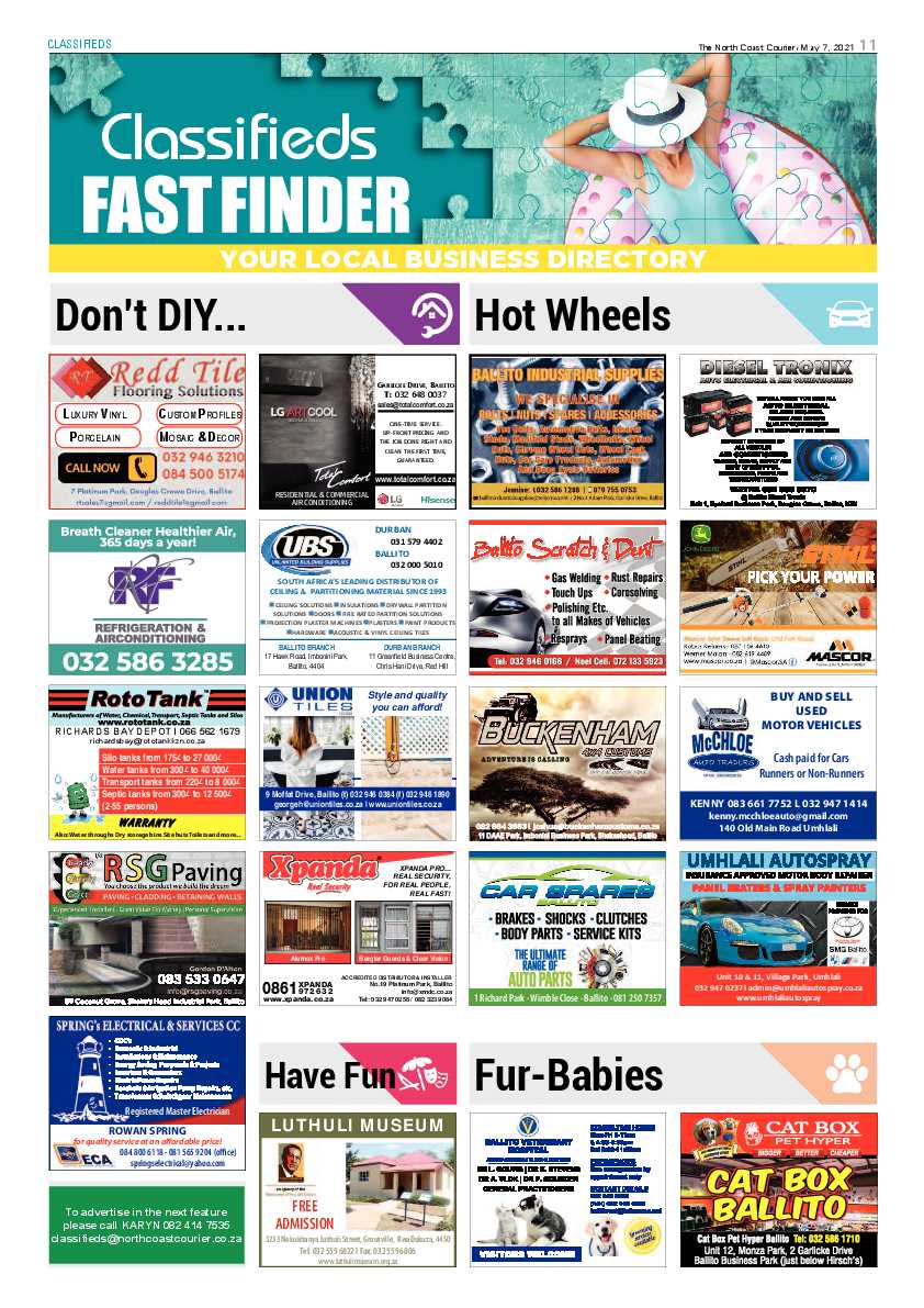 North Coast Courier 07 May 2021 page 11