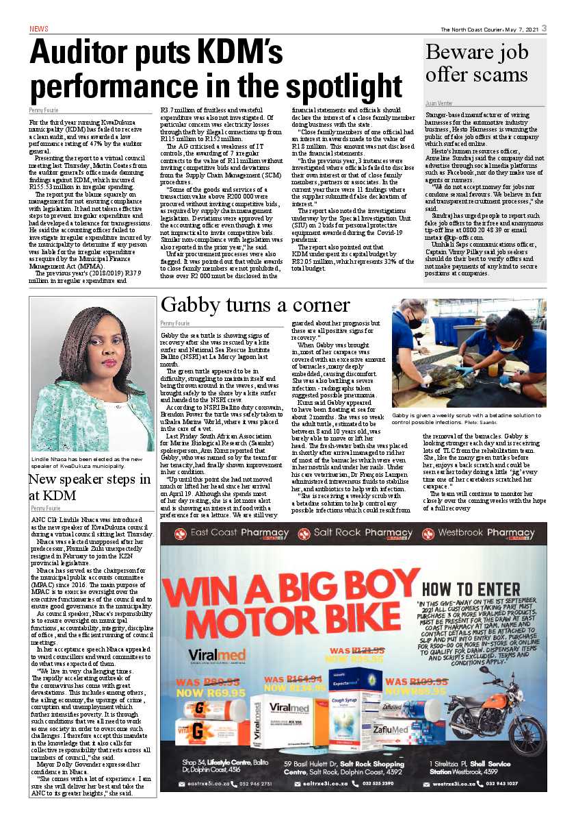 North Coast Courier 07 May 2021 page 3