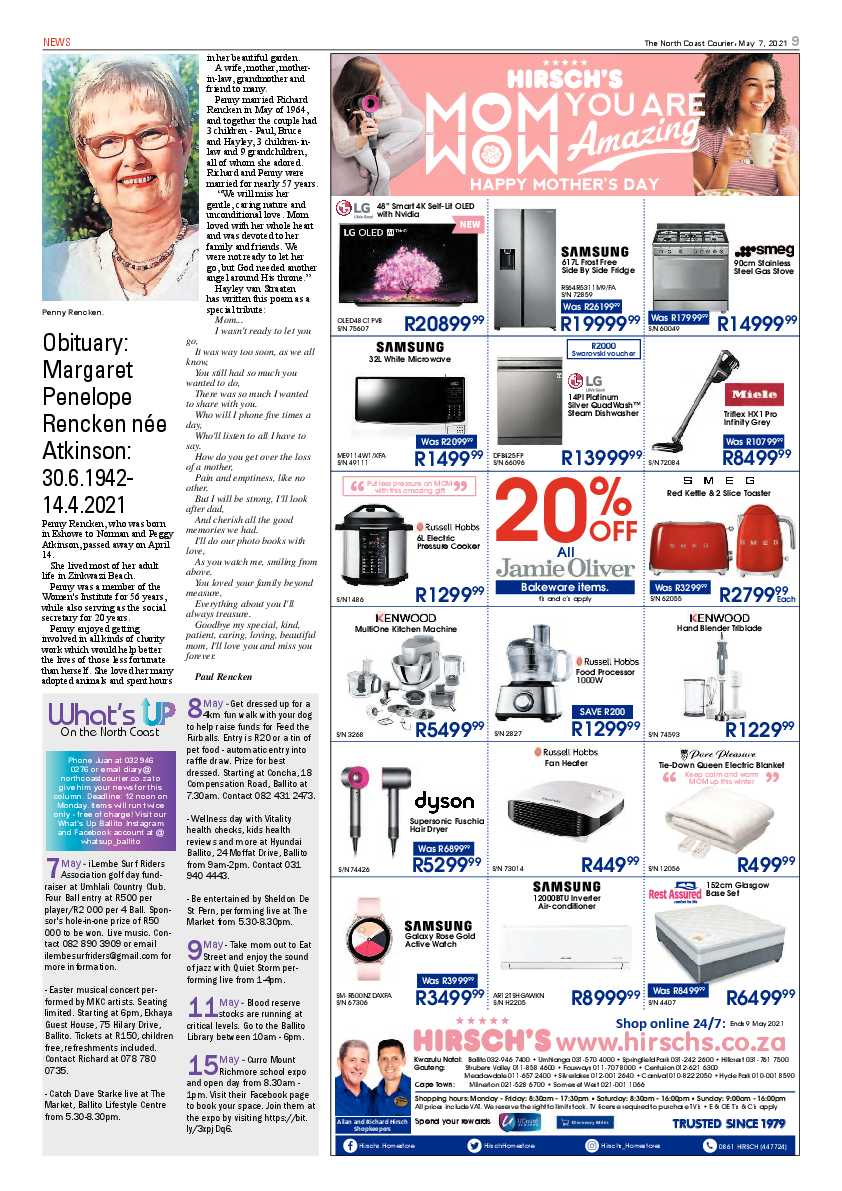 North Coast Courier 07 May 2021 page 9