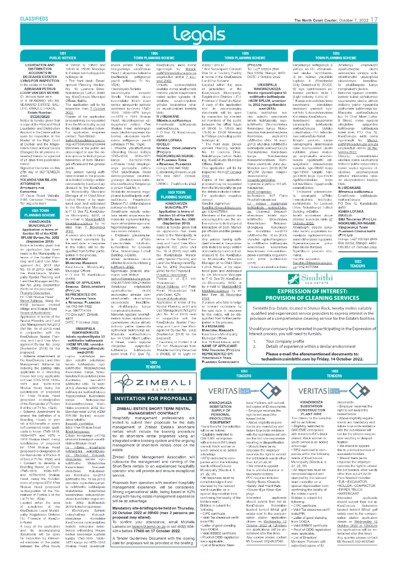North Coast Courier 07 October 2022 page 17