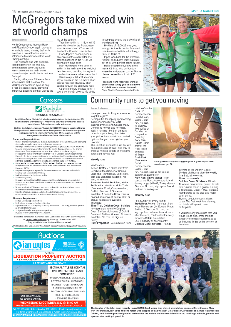 North Coast Courier 07 October 2022 page 18