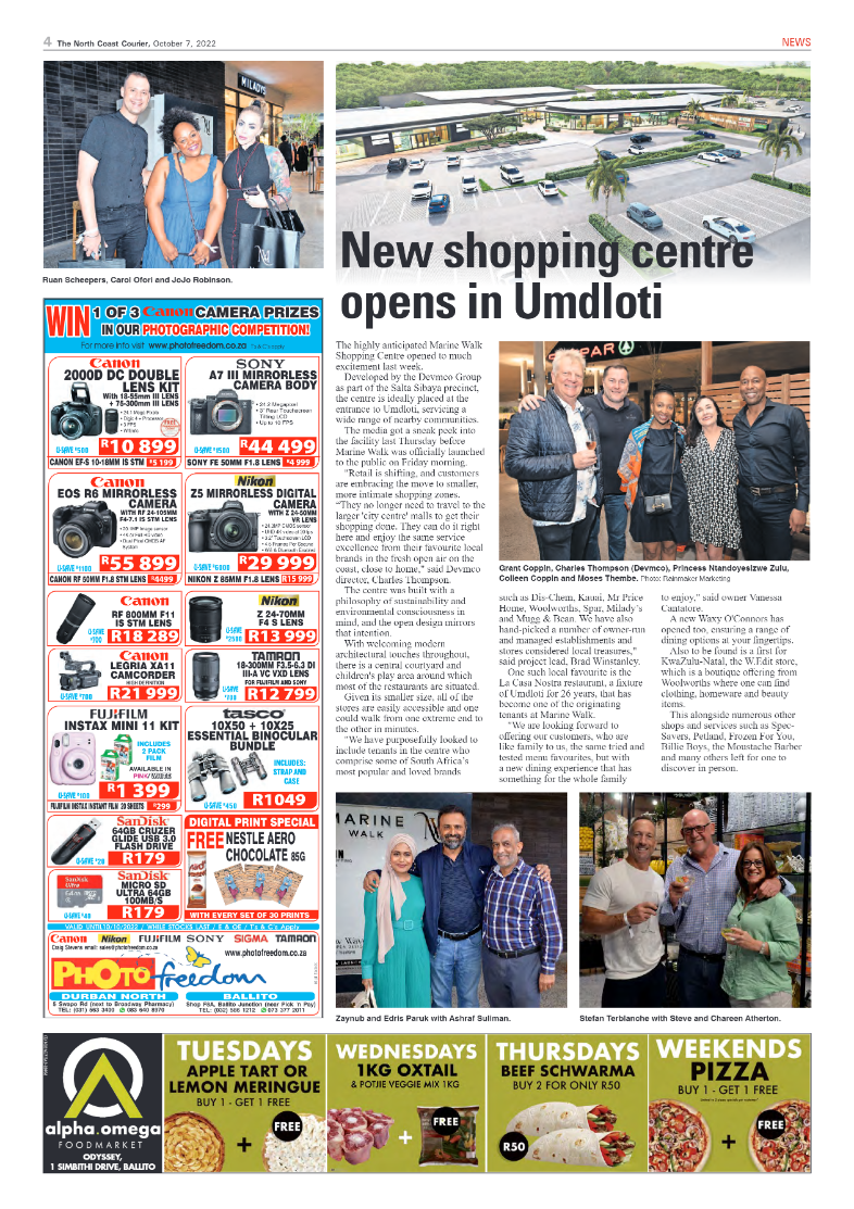 North Coast Courier 07 October 2022 page 4