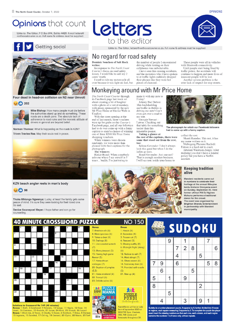 North Coast Courier 07 October 2022 page 8