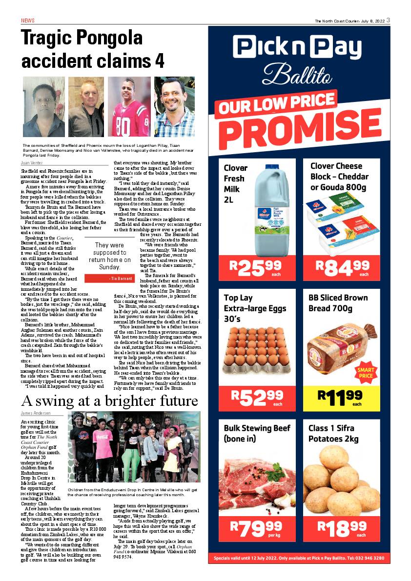 North Coast Courier 08 July 2022 page 3