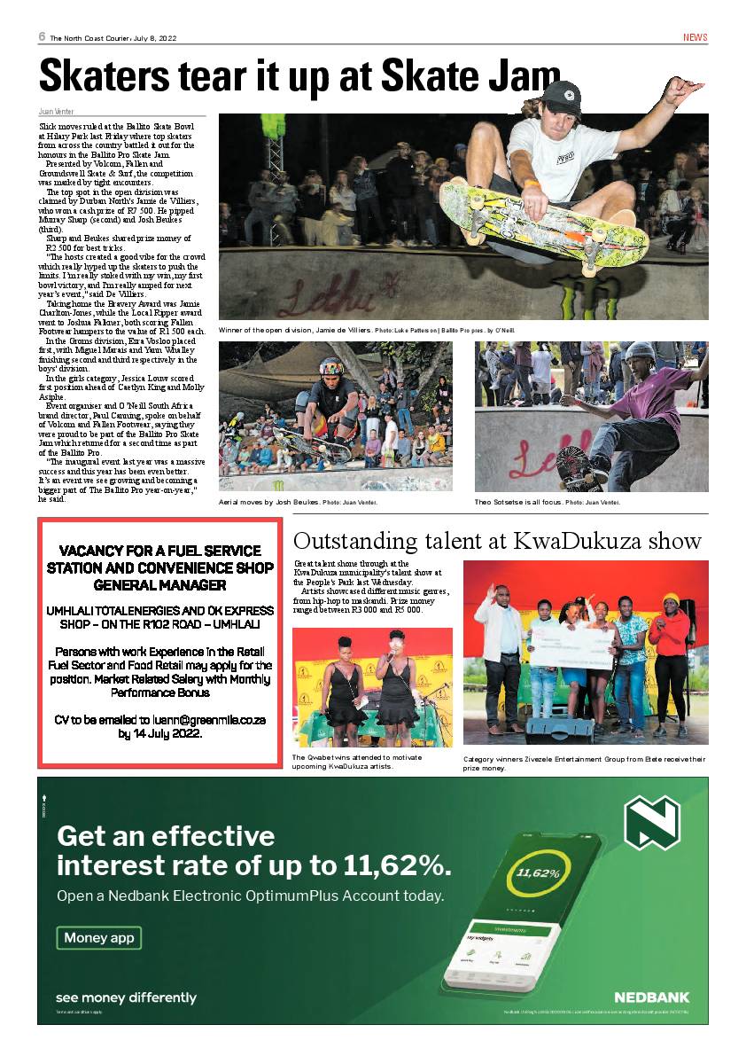North Coast Courier 08 July 2022 page 6