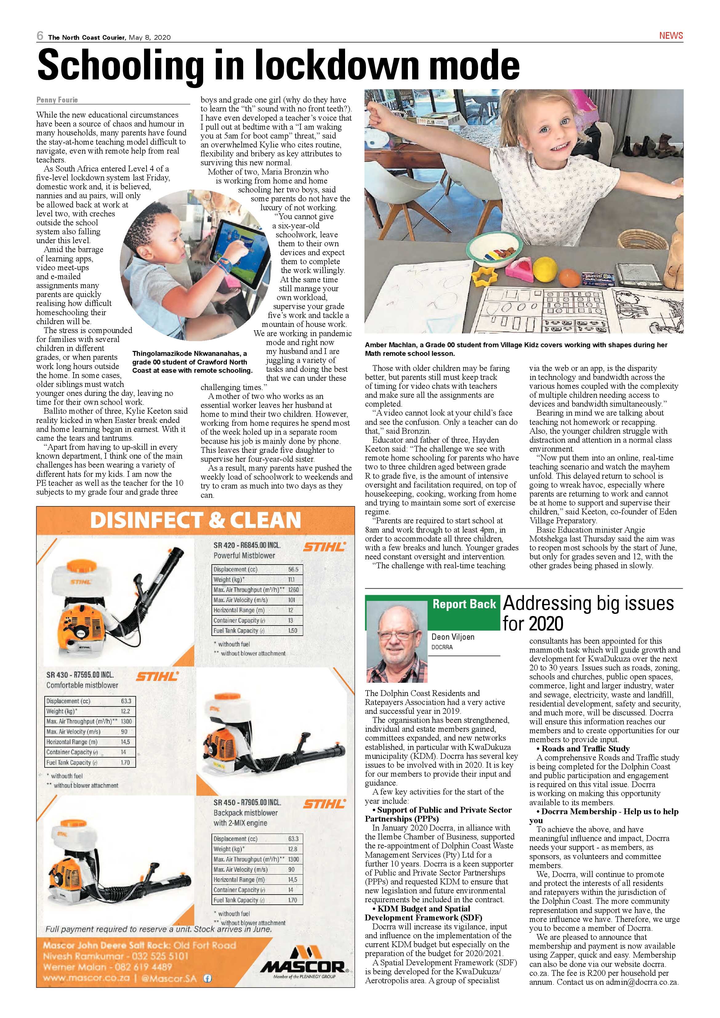 North Coast Courier 08 May 2020 page 6