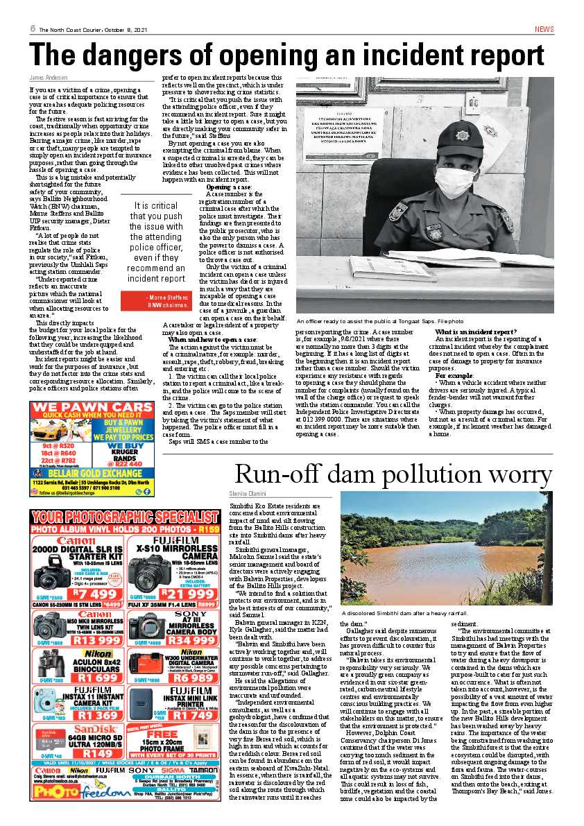 North Coast Courier 08 October 2021 page 6