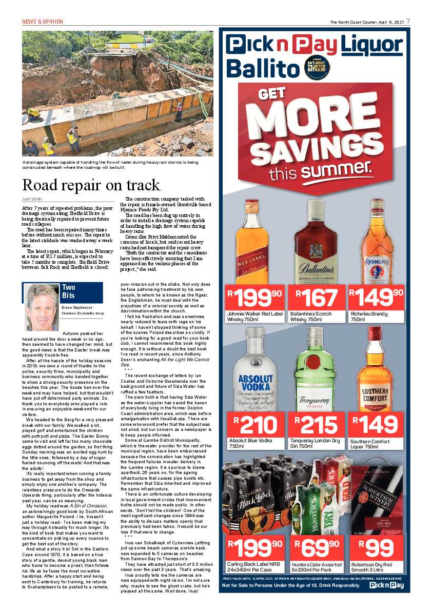 North Coast Courier 09 April 2021 page 7
