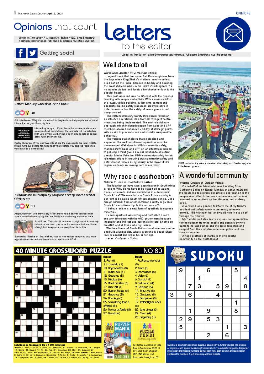 North Coast Courier 09 April 2021 page 8