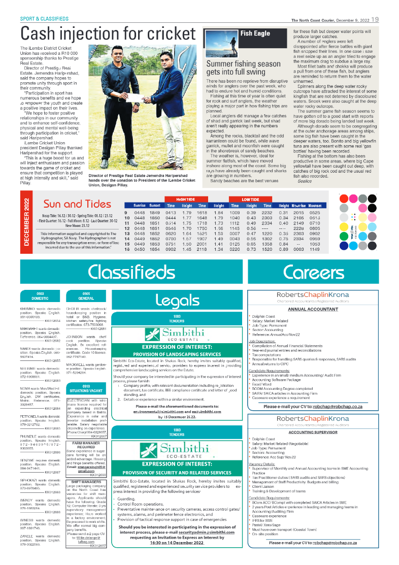 North Coast Courier 09 December 2022 page 19