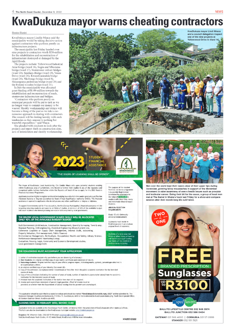 North Coast Courier 09 December 2022 page 4