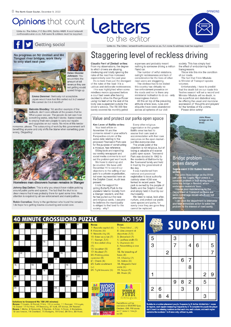North Coast Courier 09 December 2022 page 8