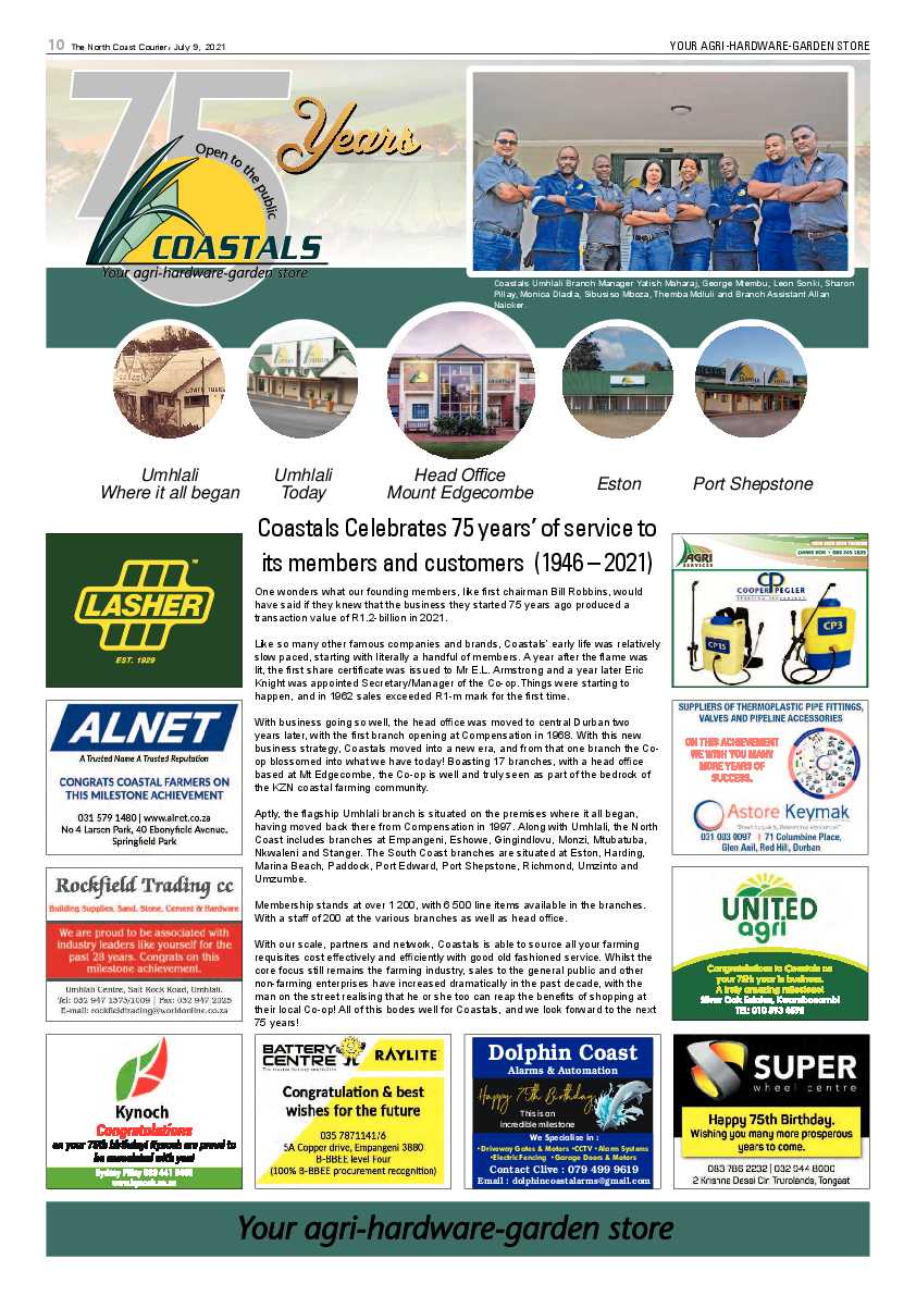North Coast Courier 09 July 2021 page 10