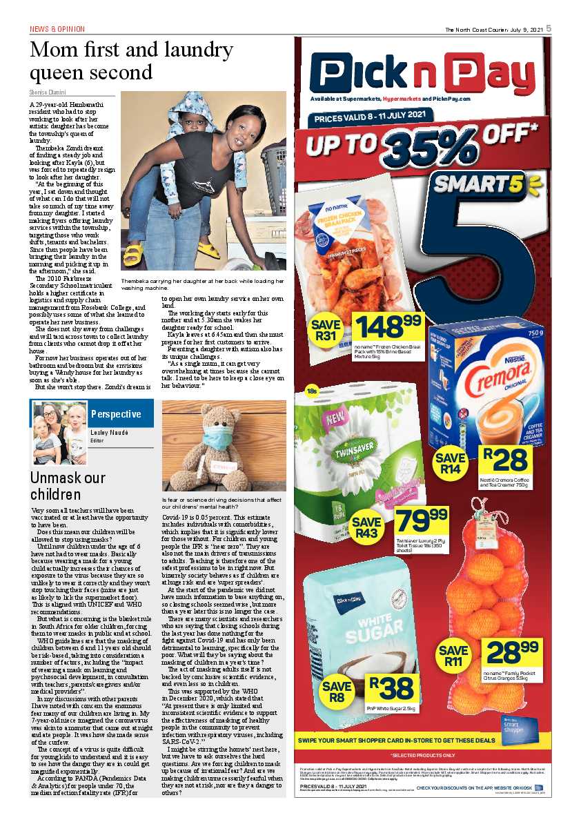 North Coast Courier 09 July 2021 page 5