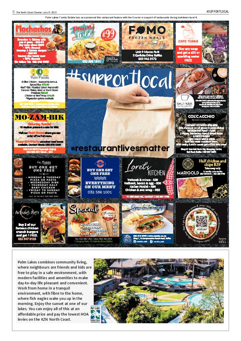 North Coast Courier 09 July 2021 page 8