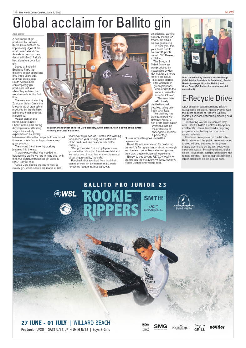 North Coast Courier 09 June 2023 page 14