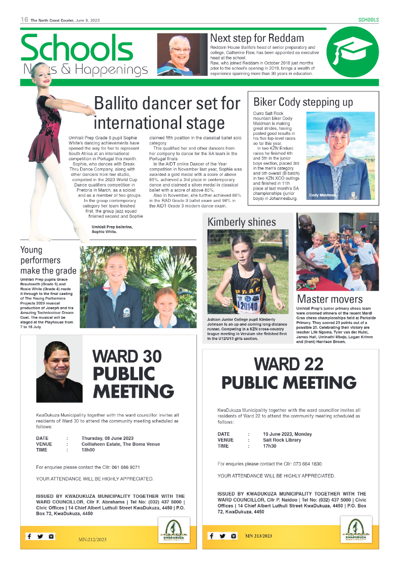 North Coast Courier 09 June 2023 page 16