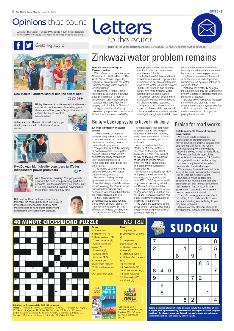 North Coast Courier 09 June 2023 page 8