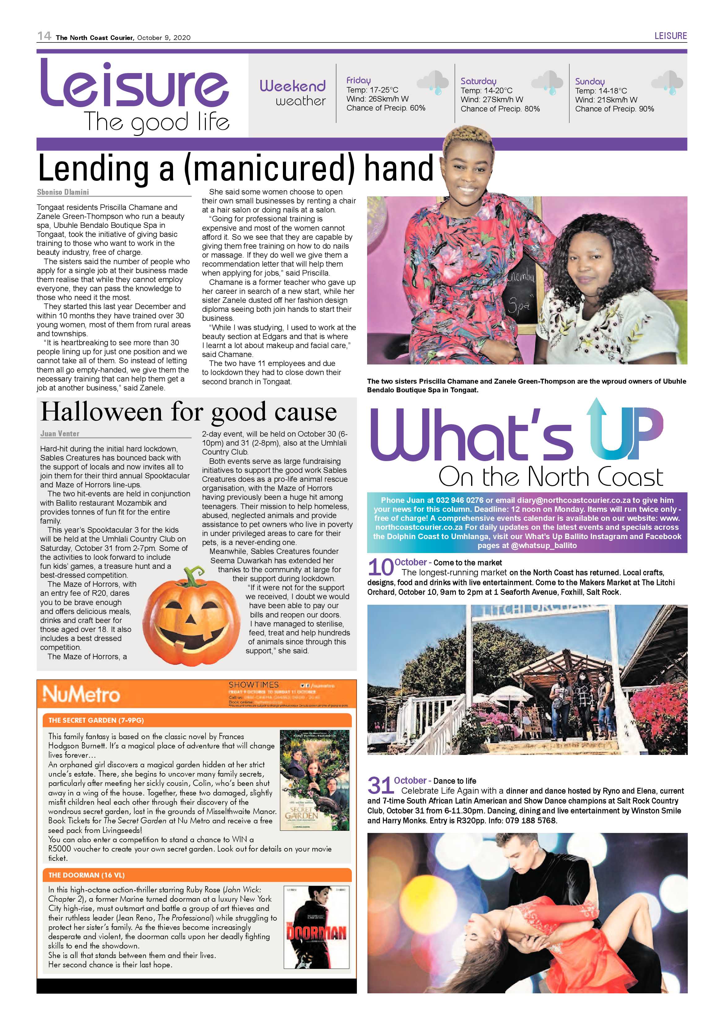 North Coast Courier 09 October 2020 page 14