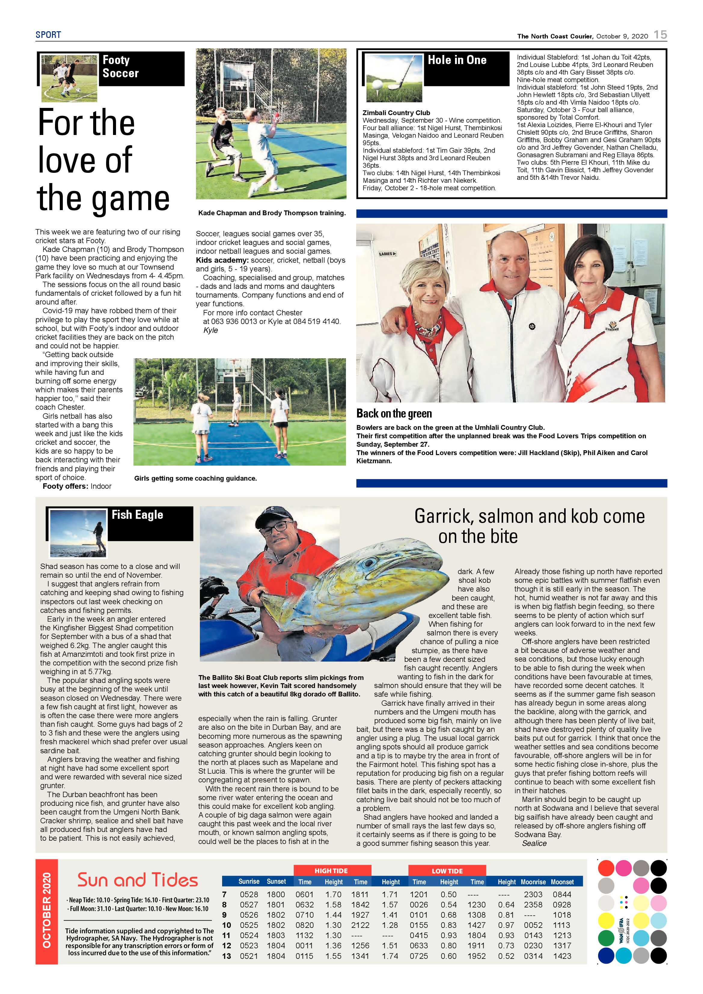 North Coast Courier 09 October 2020 page 15