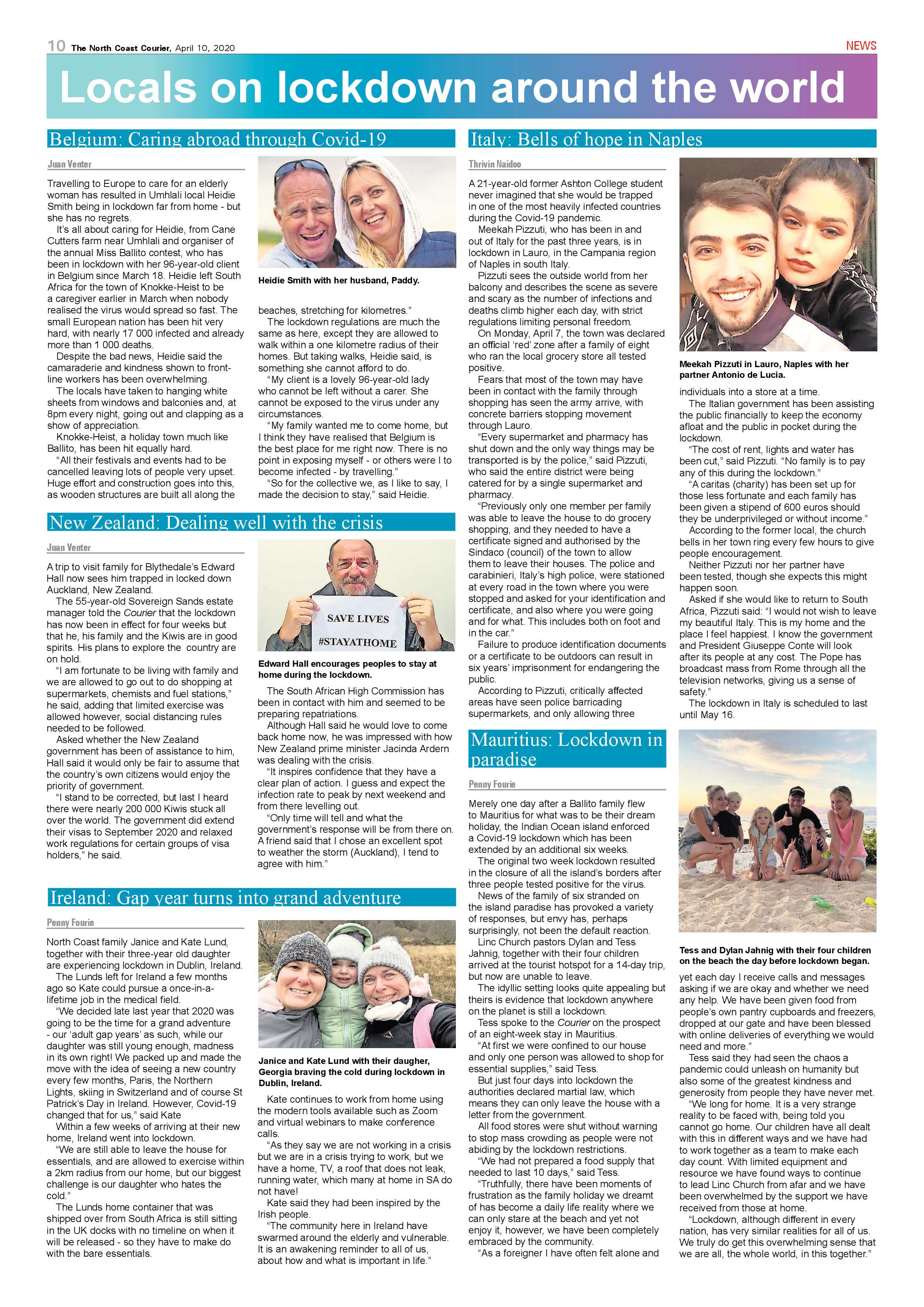 North Coast Courier 10 April 2020 page 10