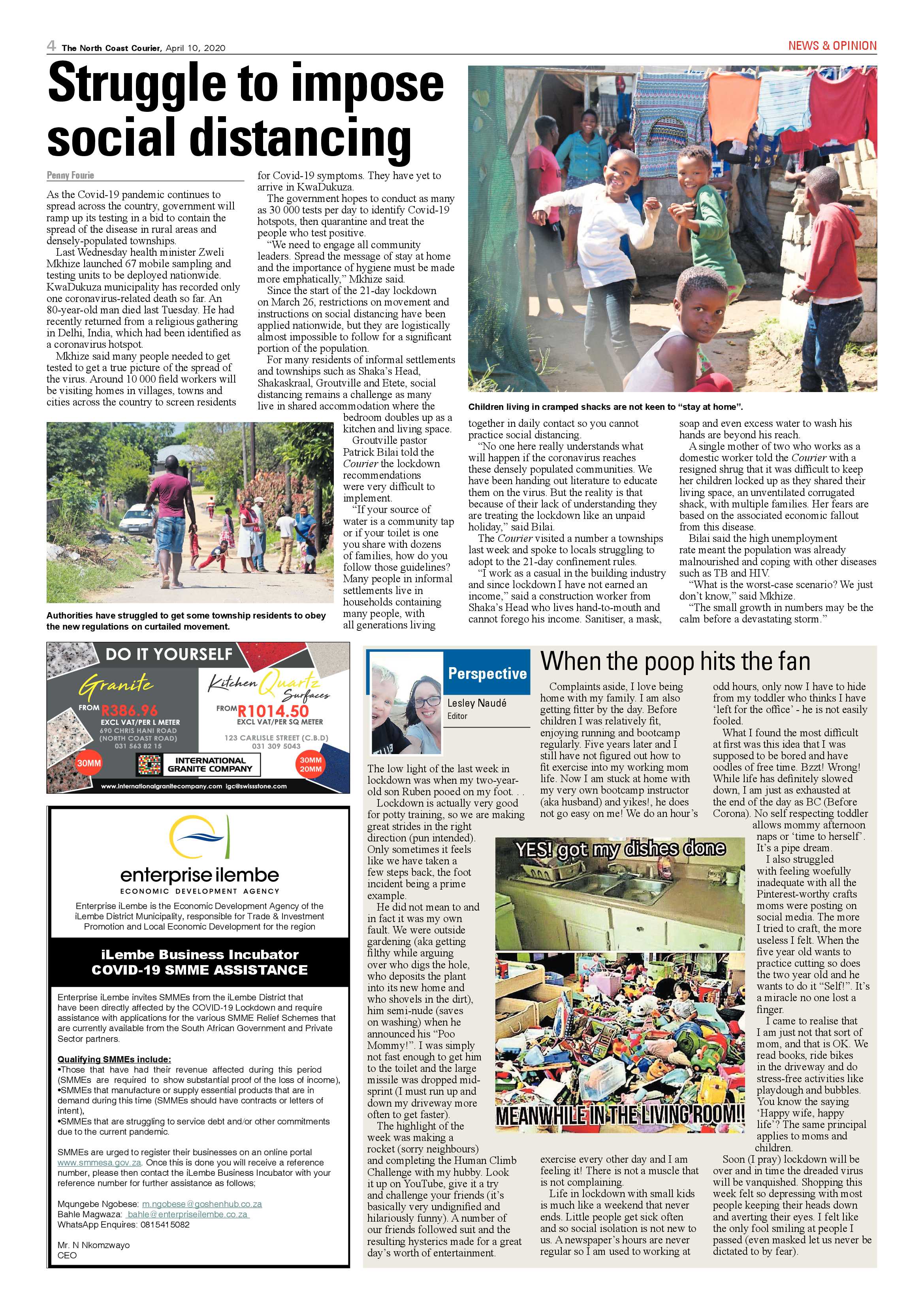 North Coast Courier 10 April 2020 page 4