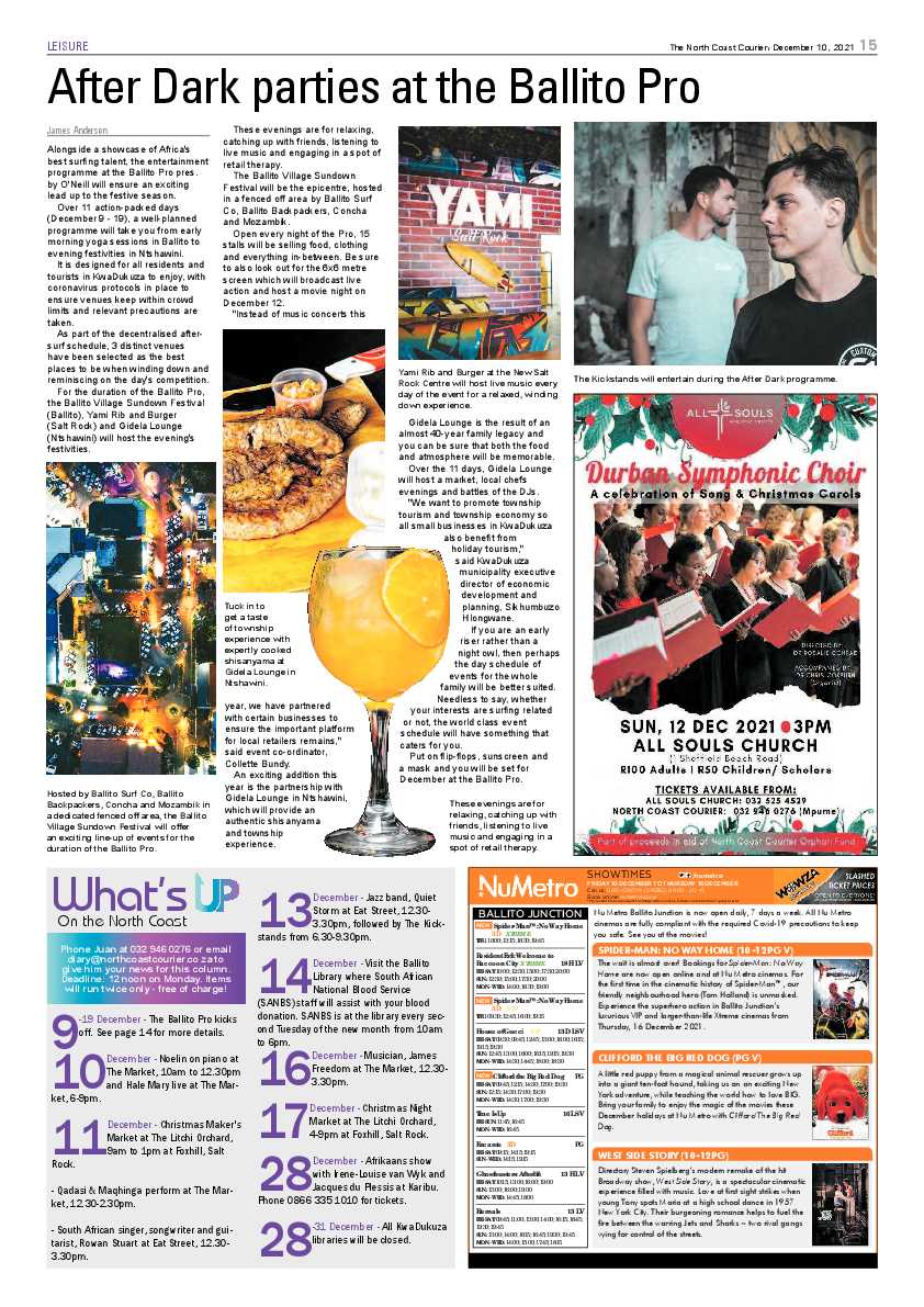 North Coast Courier 10 December 2021 page 15
