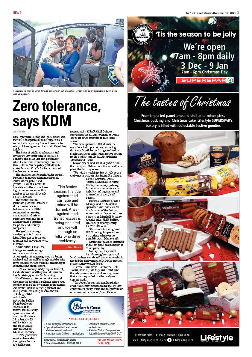 North Coast Courier 10 December 2021 page 3