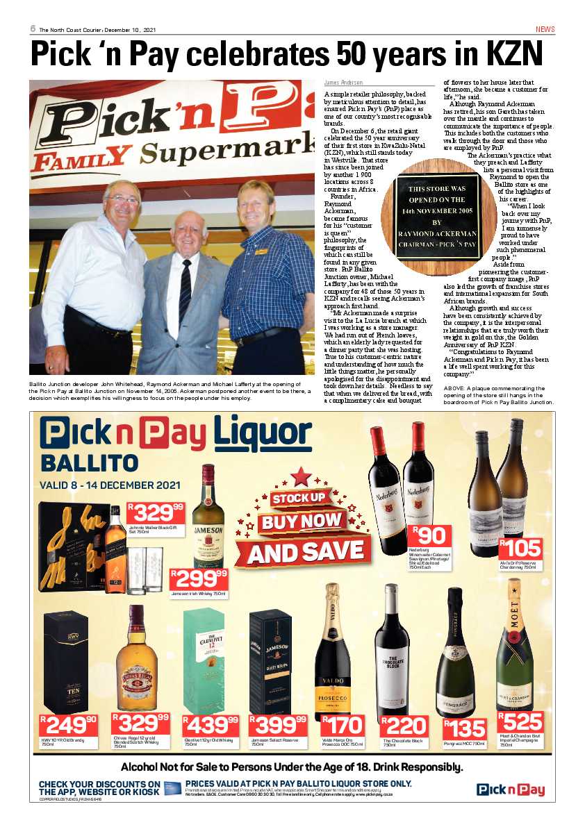 North Coast Courier 10 December 2021 page 6