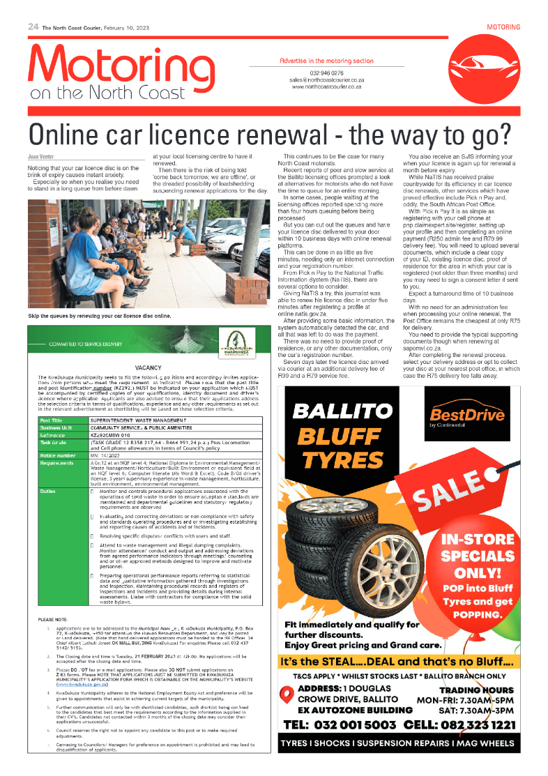 North Coast Courier 10 February 2023 page 24