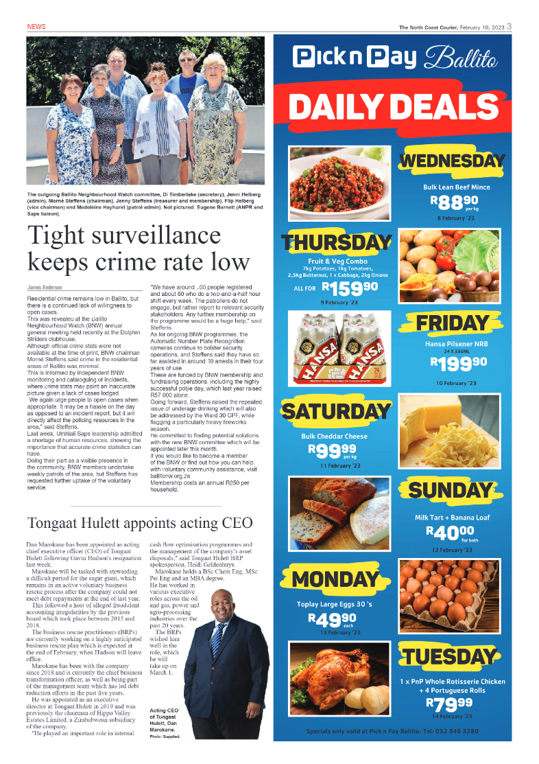 North Coast Courier 10 February 2023 page 3