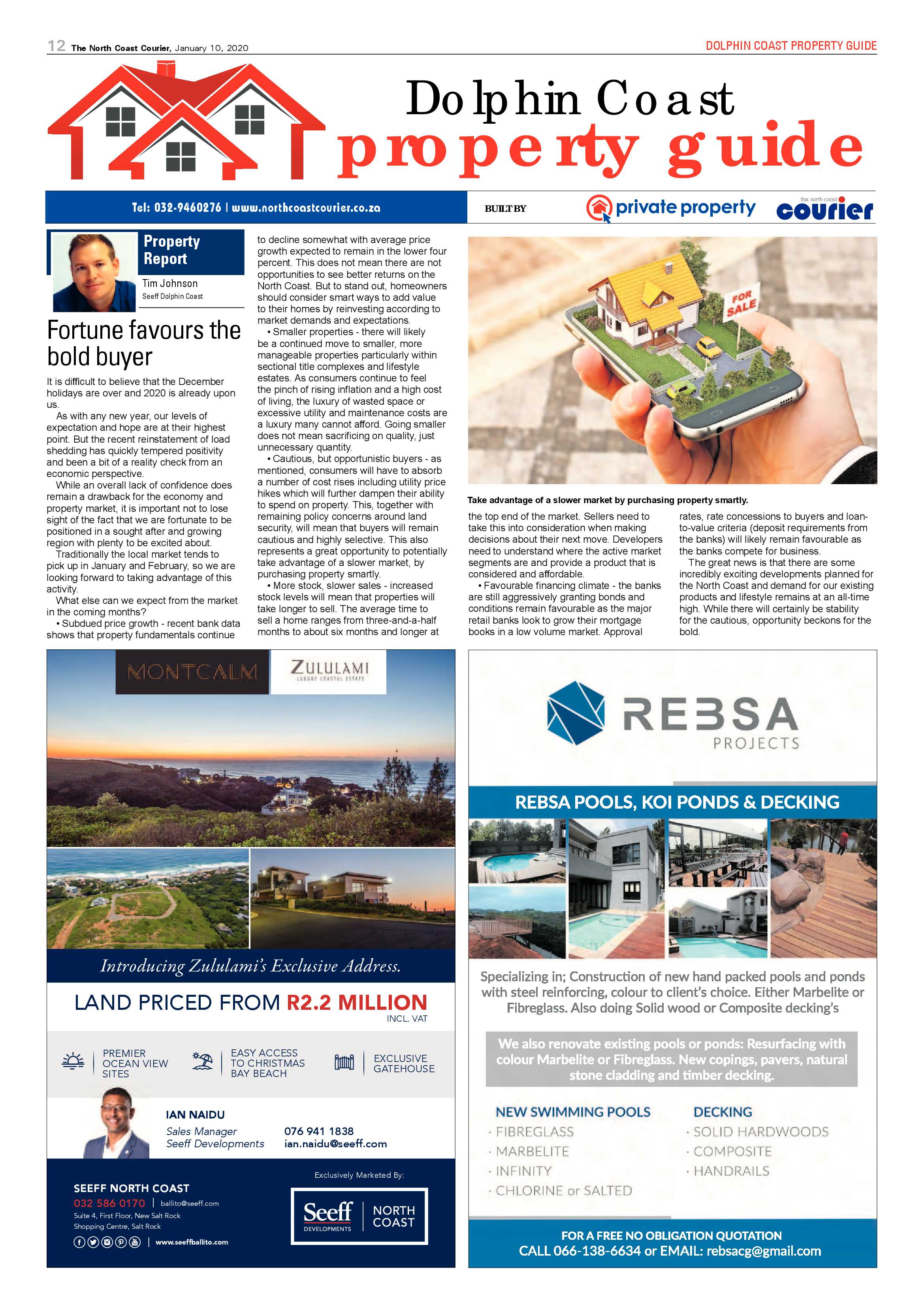 North Coast Courier 10 January 2020 page 12