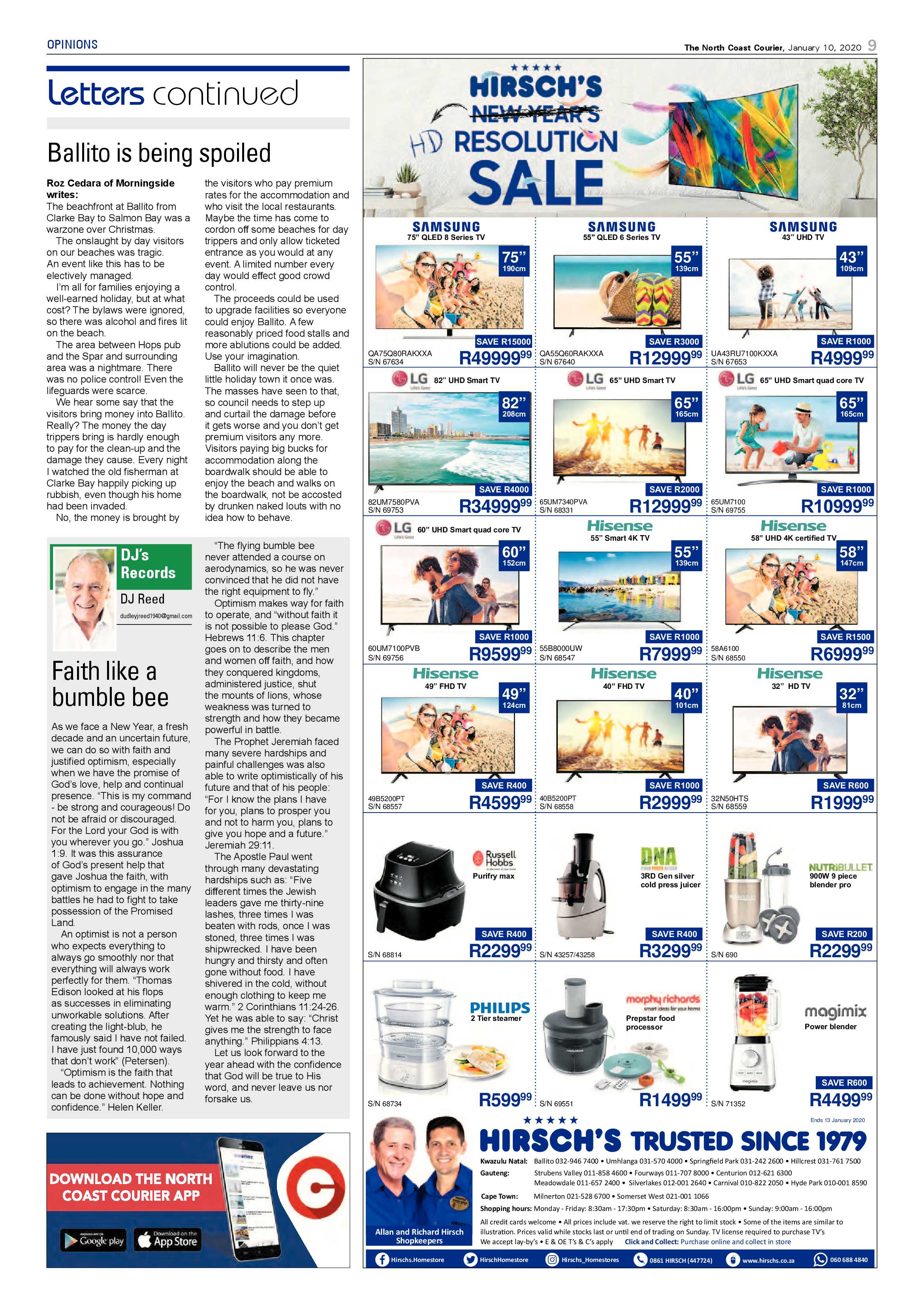 North Coast Courier 10 January 2020 page 9
