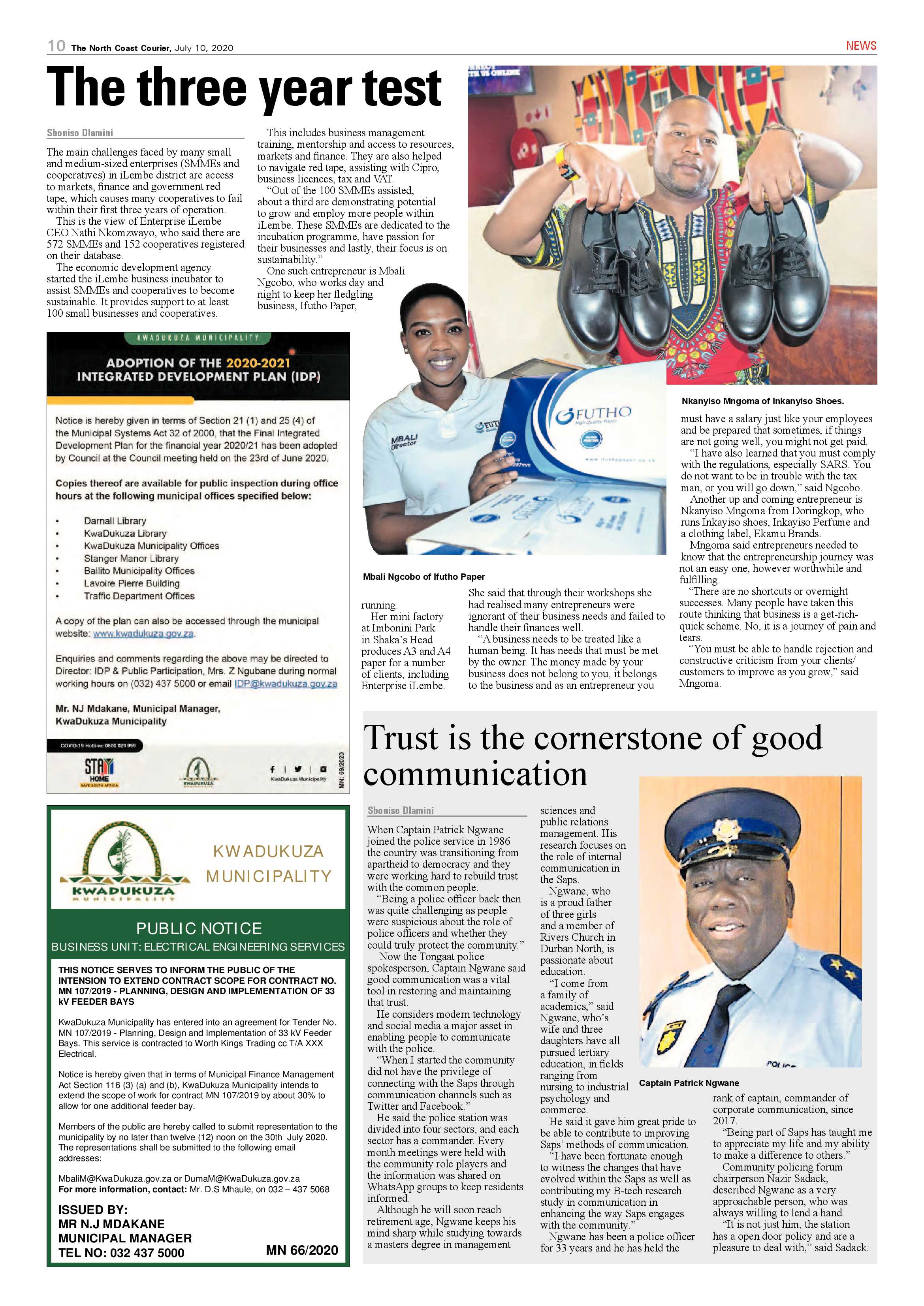 North Coast Courier 10 July 2020 page 10