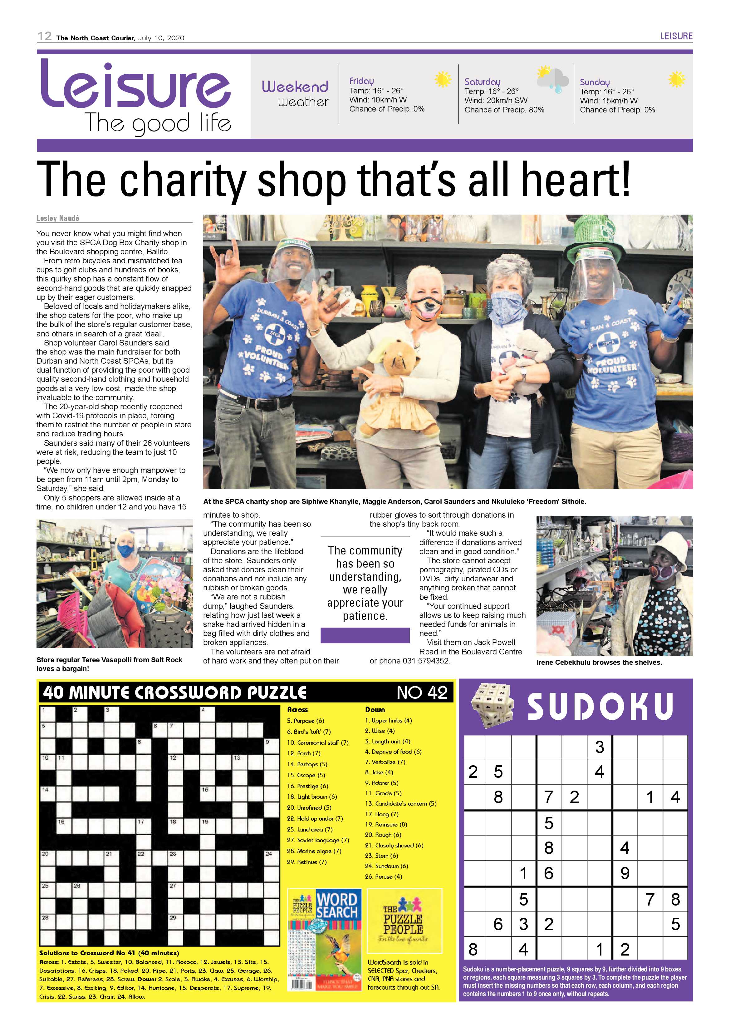 North Coast Courier 10 July 2020 page 12