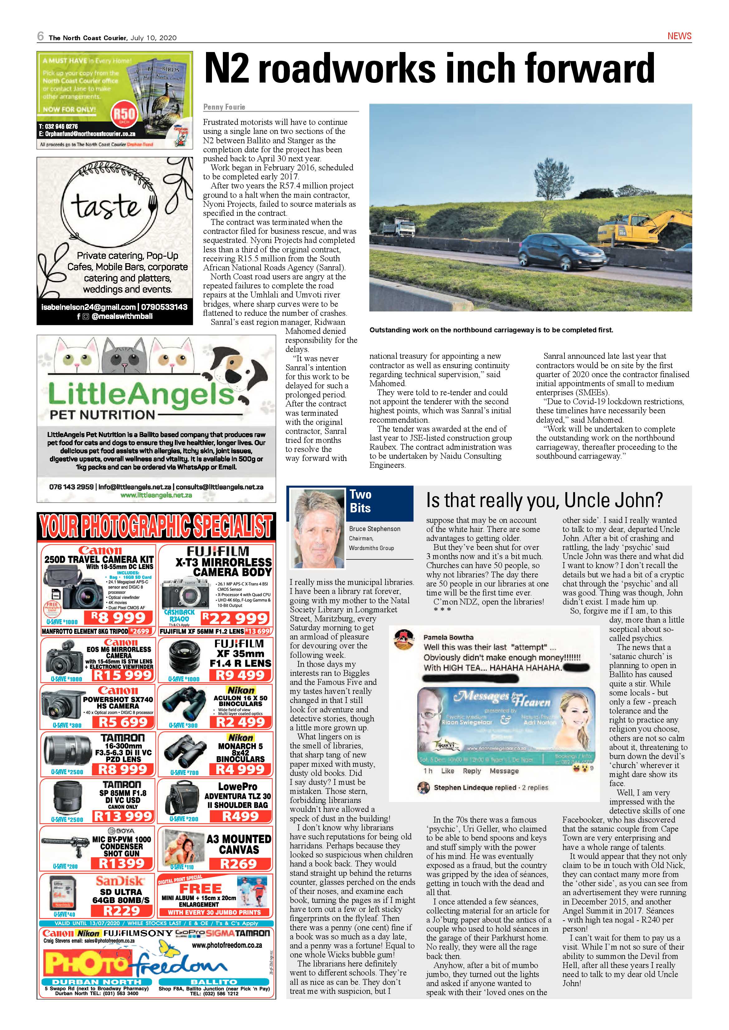 North Coast Courier 10 July 2020 page 6