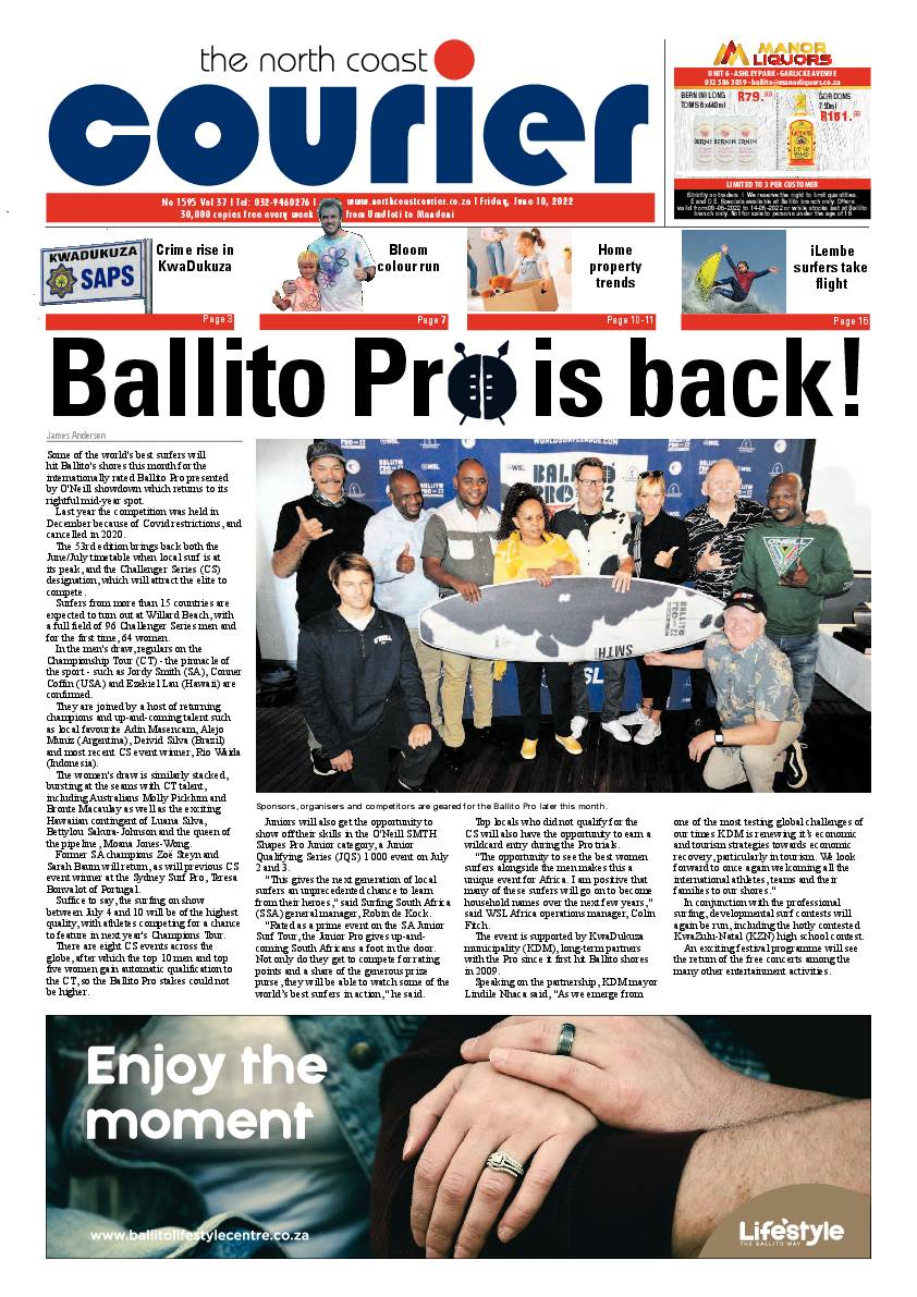 North Coast Courier 10 June 2022 page 1