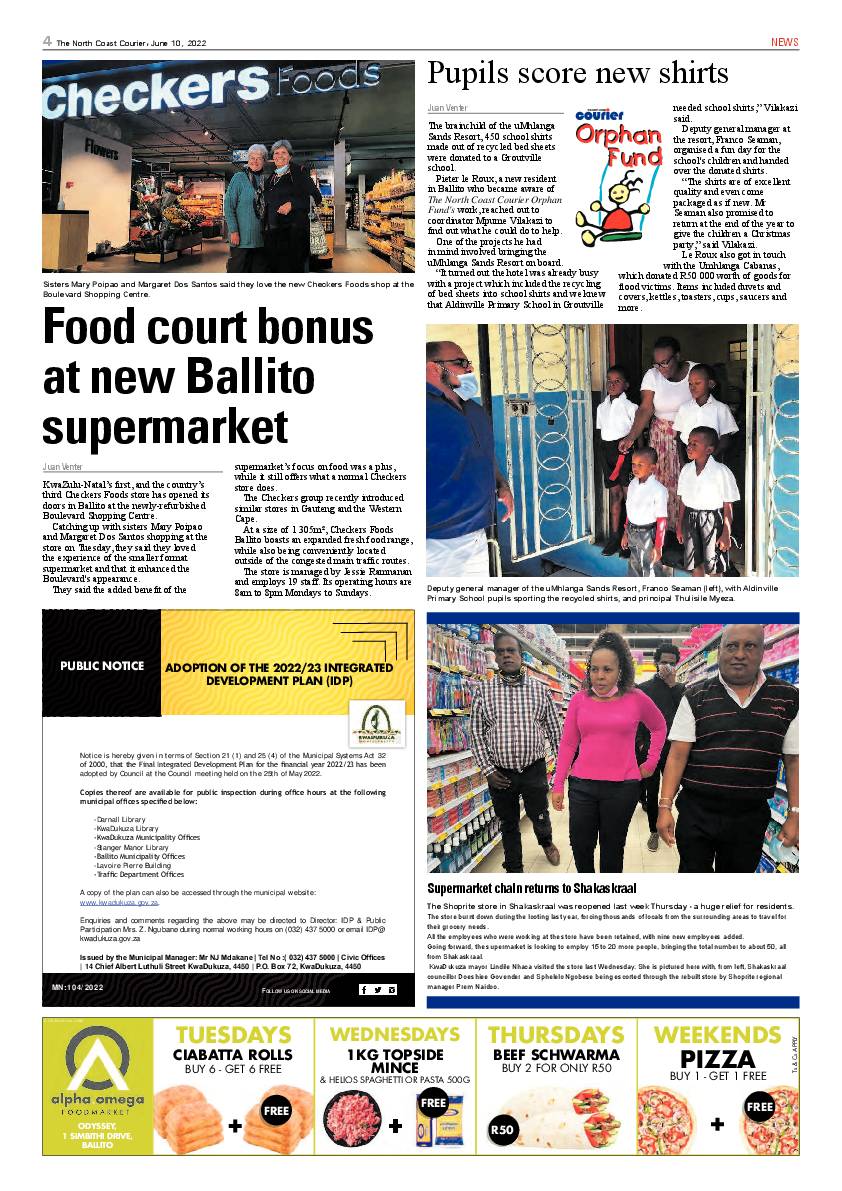 North Coast Courier 10 June 2022 page 4