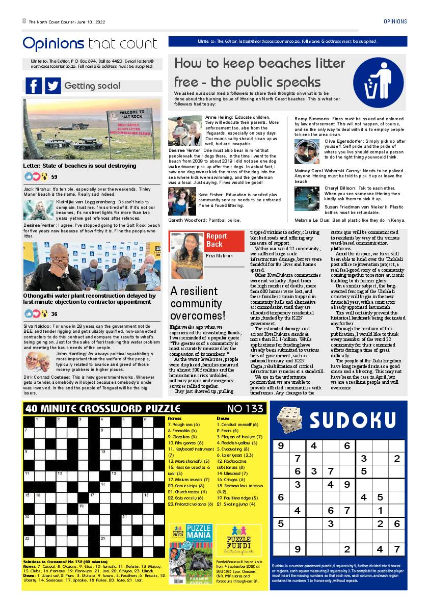 North Coast Courier 10 June 2022 page 8