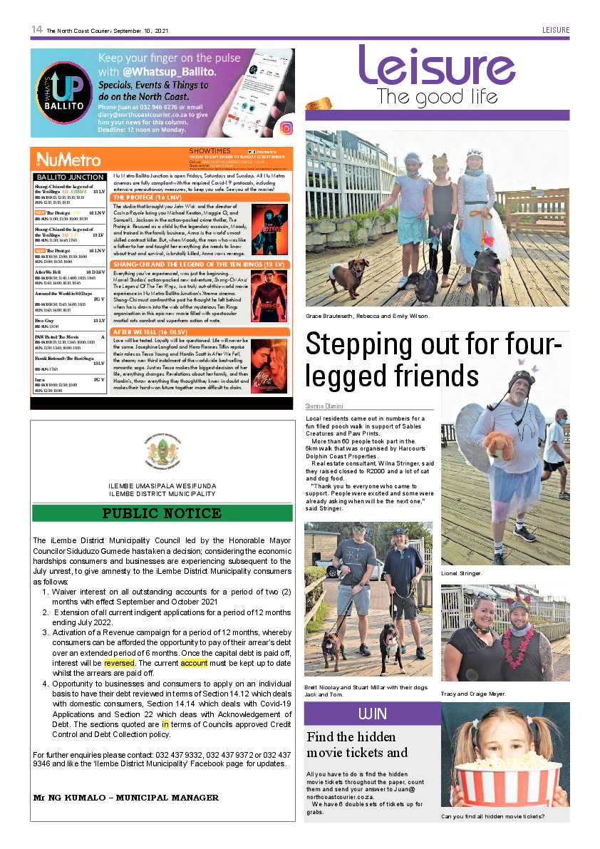 North Coast Courier 10 September 2021 page 14